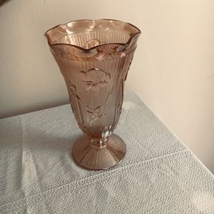 Carnival glass vase